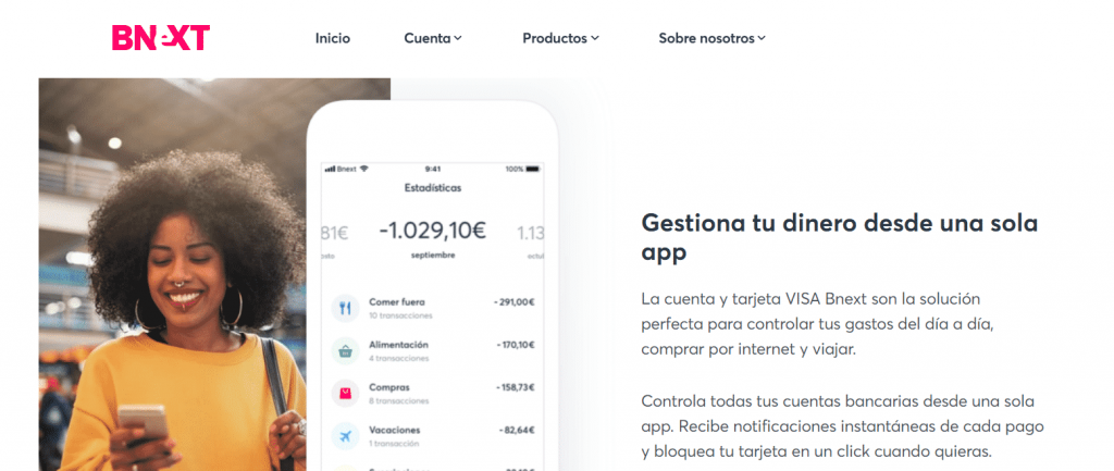 Puedes gestionar todo tu dinero desde un sólo lugar con la app de BNEXT