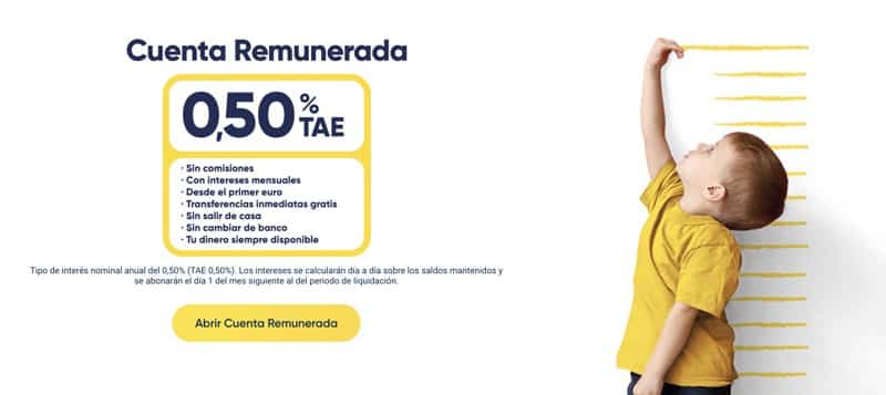 mejor cuenta remunerada