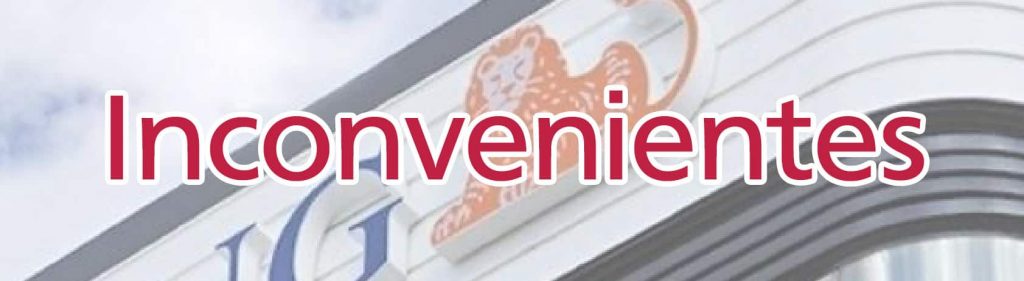 inconvenientes cuenta nomina ing