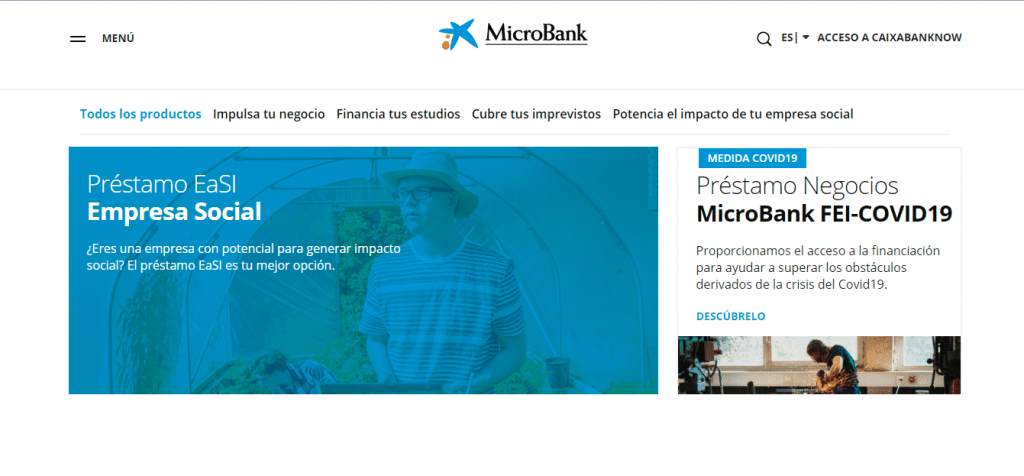 Microbank ofrece varias líneas de microcréditos.