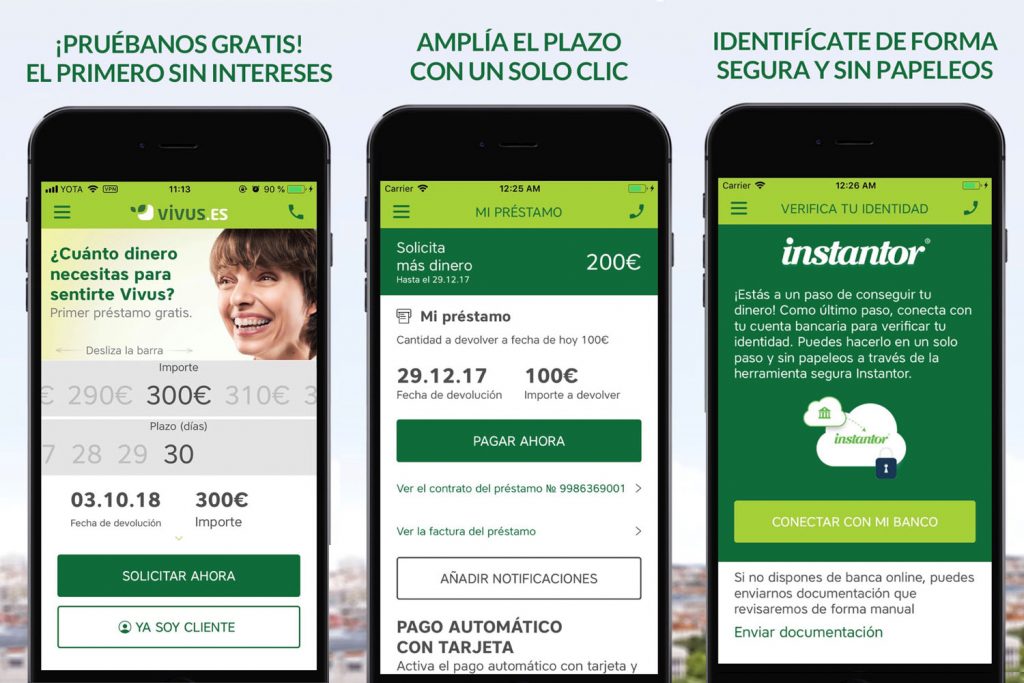Los intereses de Vivus son superiores al 300%TAE.