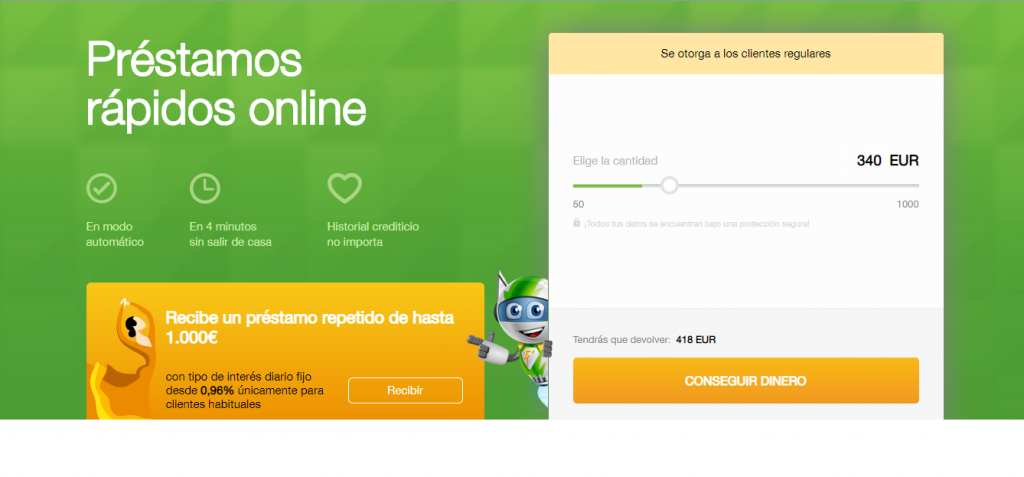 Microcréditos aprobados en minutos y de manera online.