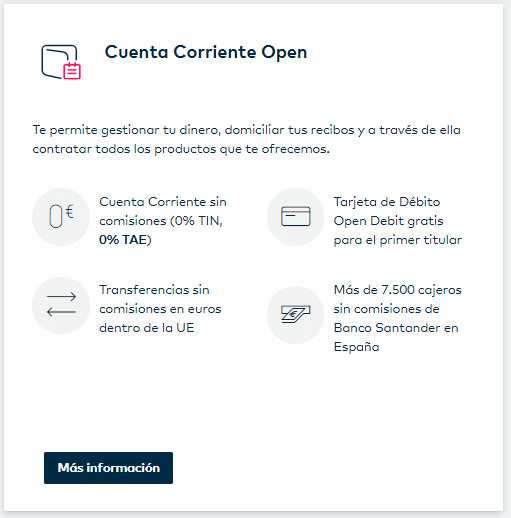 cuenta sin comisiones openbank