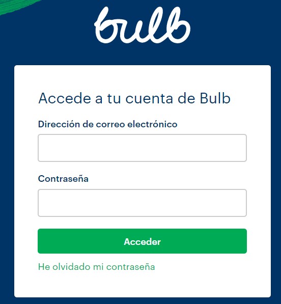 Área de clientes Bulb