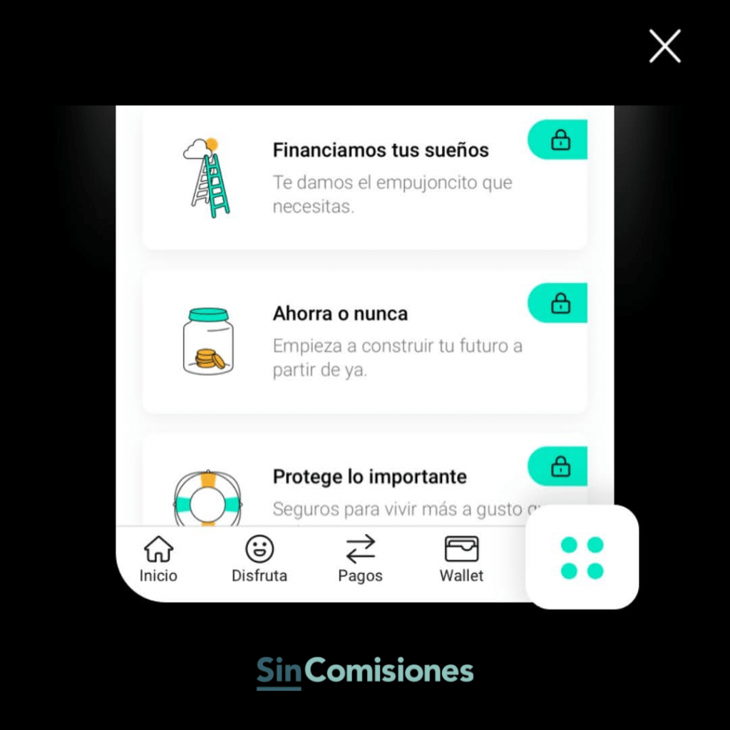 Funcionalidades de la app de Imagin
