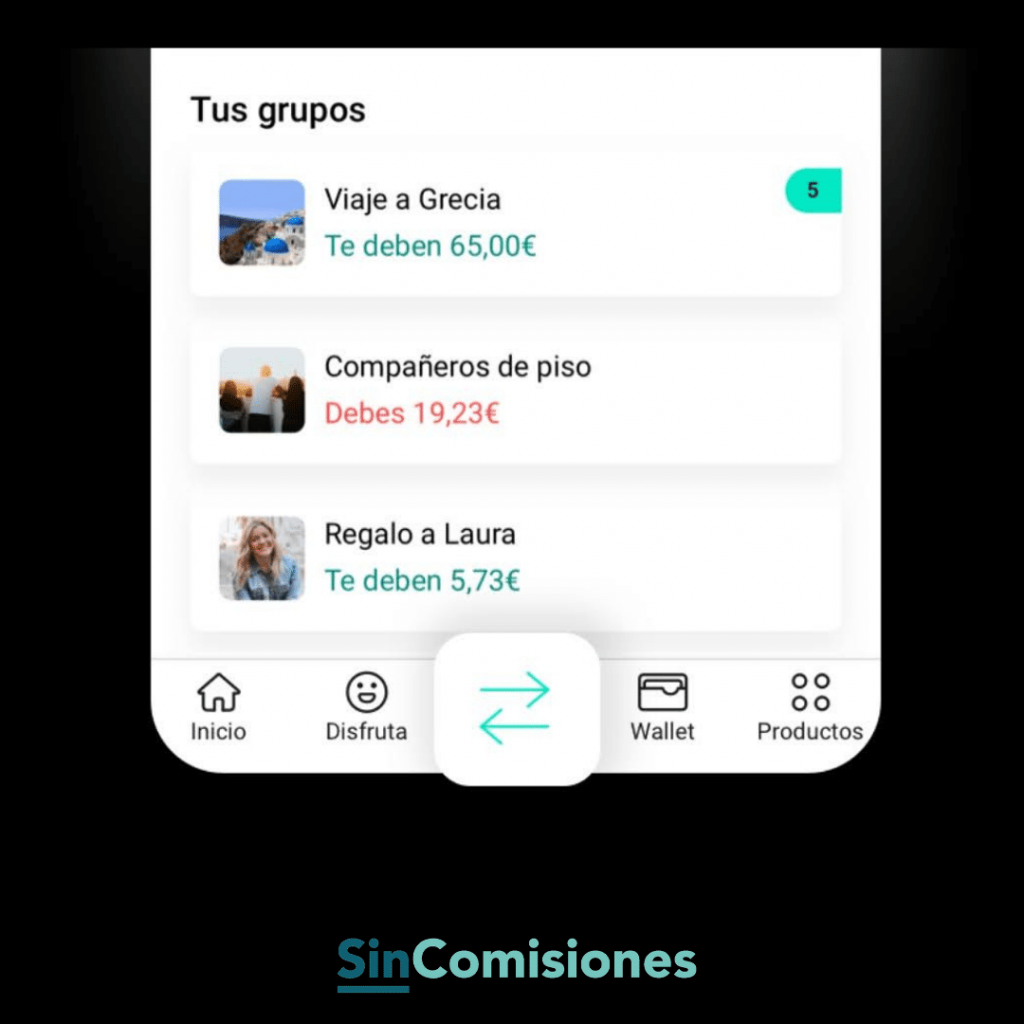 La calculadora de gastos de Imagin: Imagin&Split