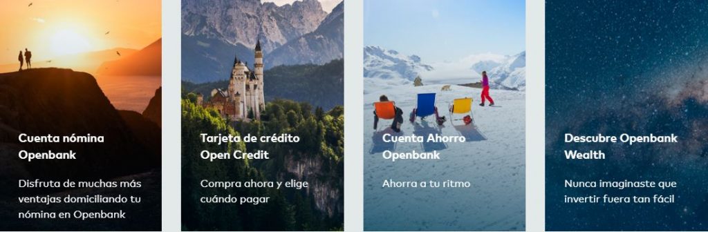 Productos de Openbank
