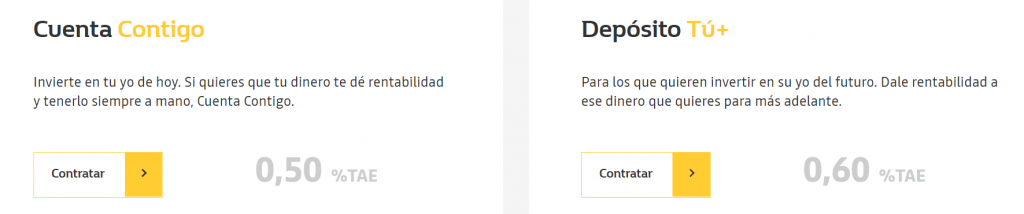 Intereses de la Cuenta Contigo y el Depósito Tú+