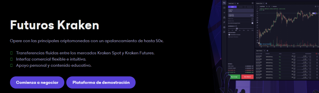 Operar con apalancamiento con Kraken