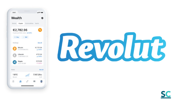 Con la App móvil de Revolut puedes comprar criptomonedas.