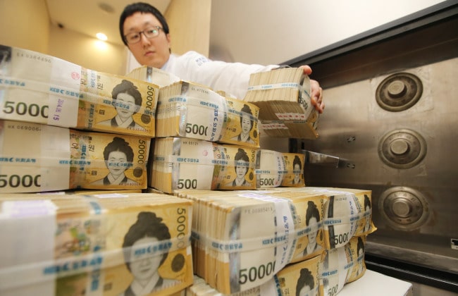 Dinero Corea del Sur