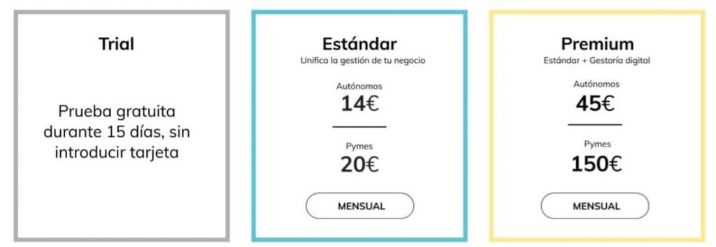 Tarifas de NOMO