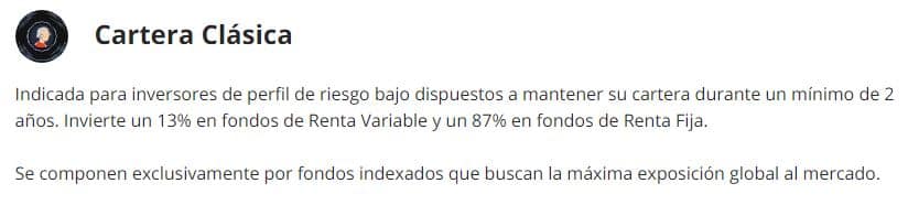 cartera clásica de MyInvestor