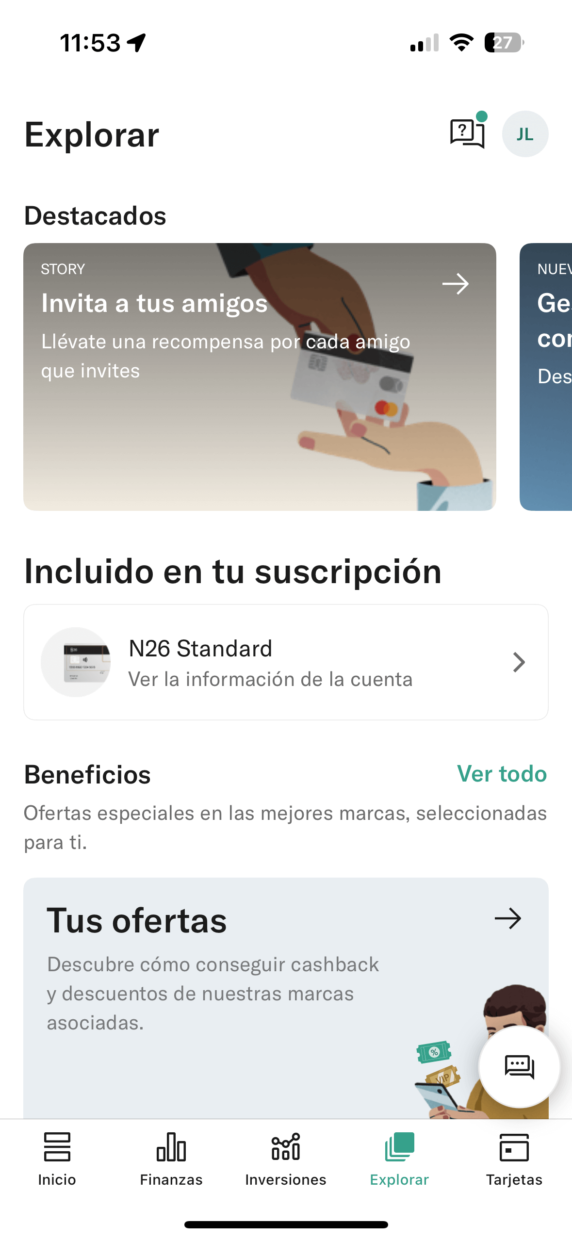 Aplicación N26