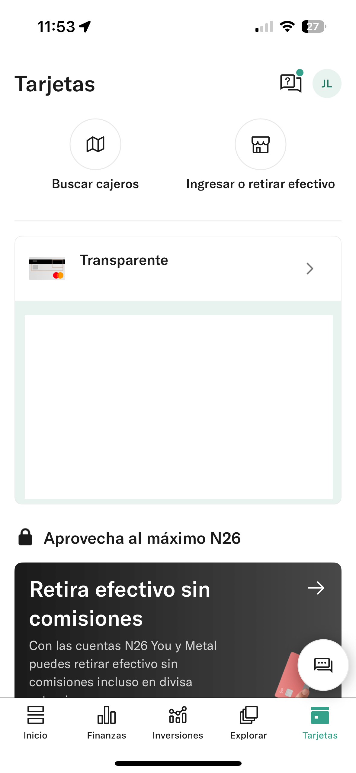 Tarjeta N26