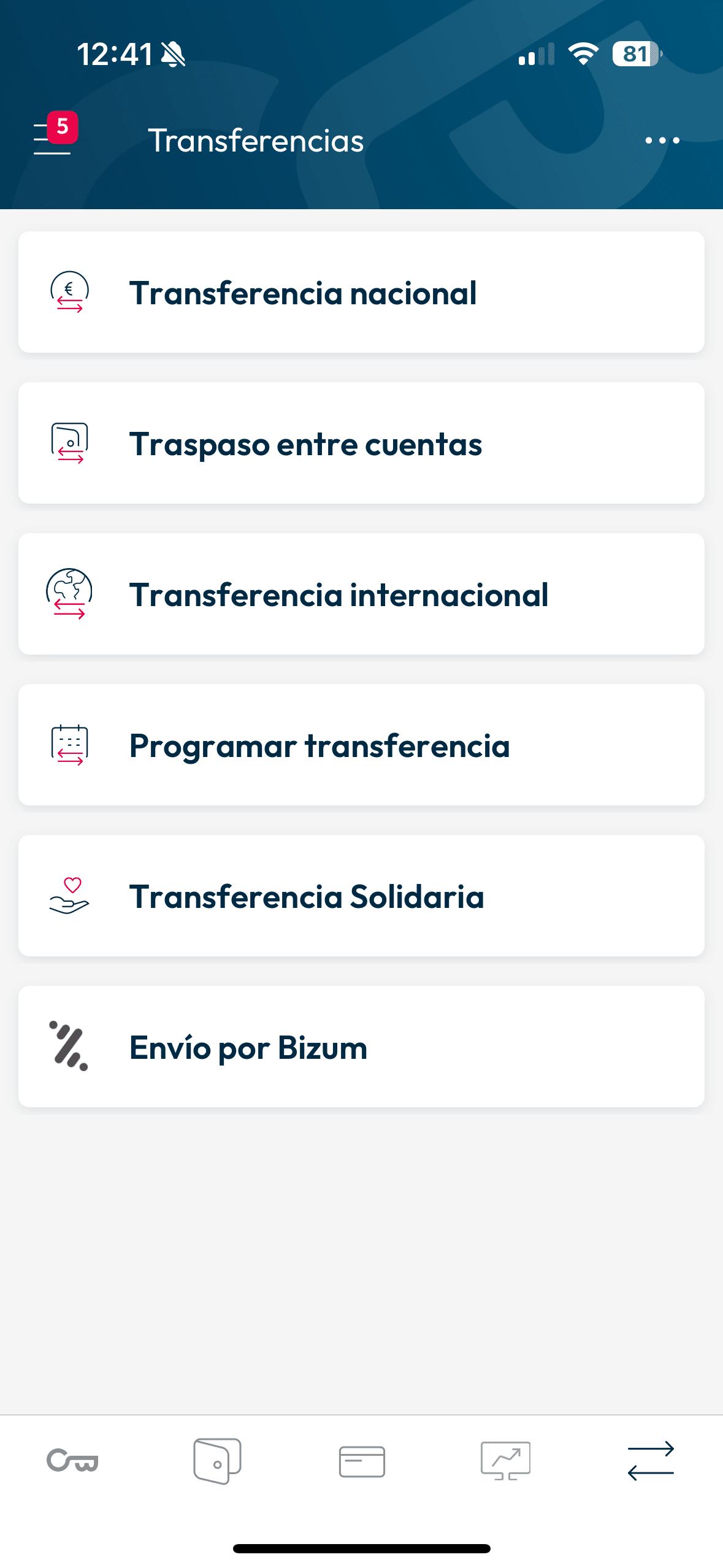 Aplicación de Openbank