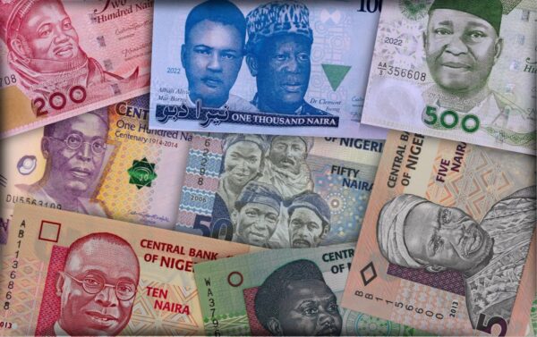 billetes de Nigeria