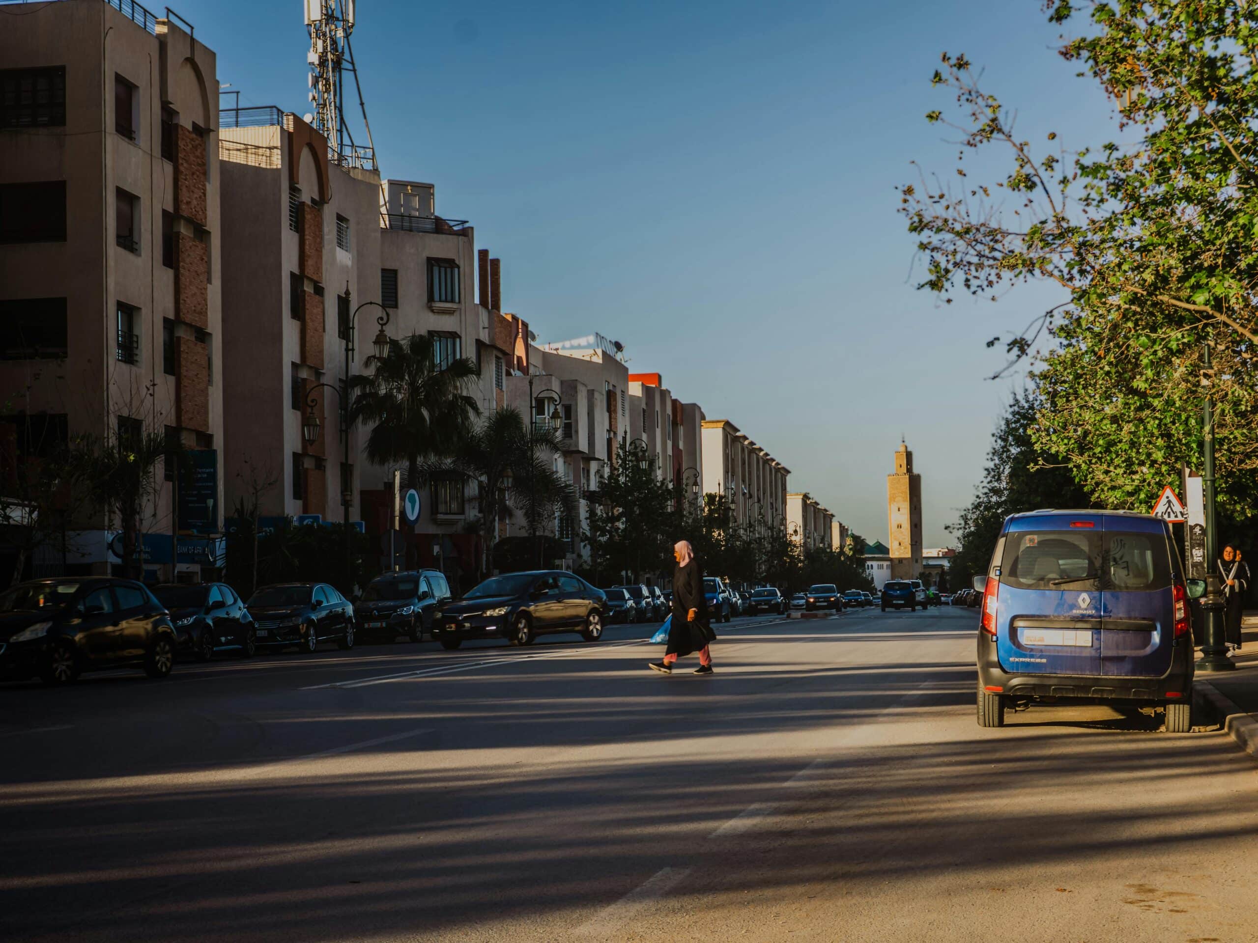 Calle del centro de Rabat