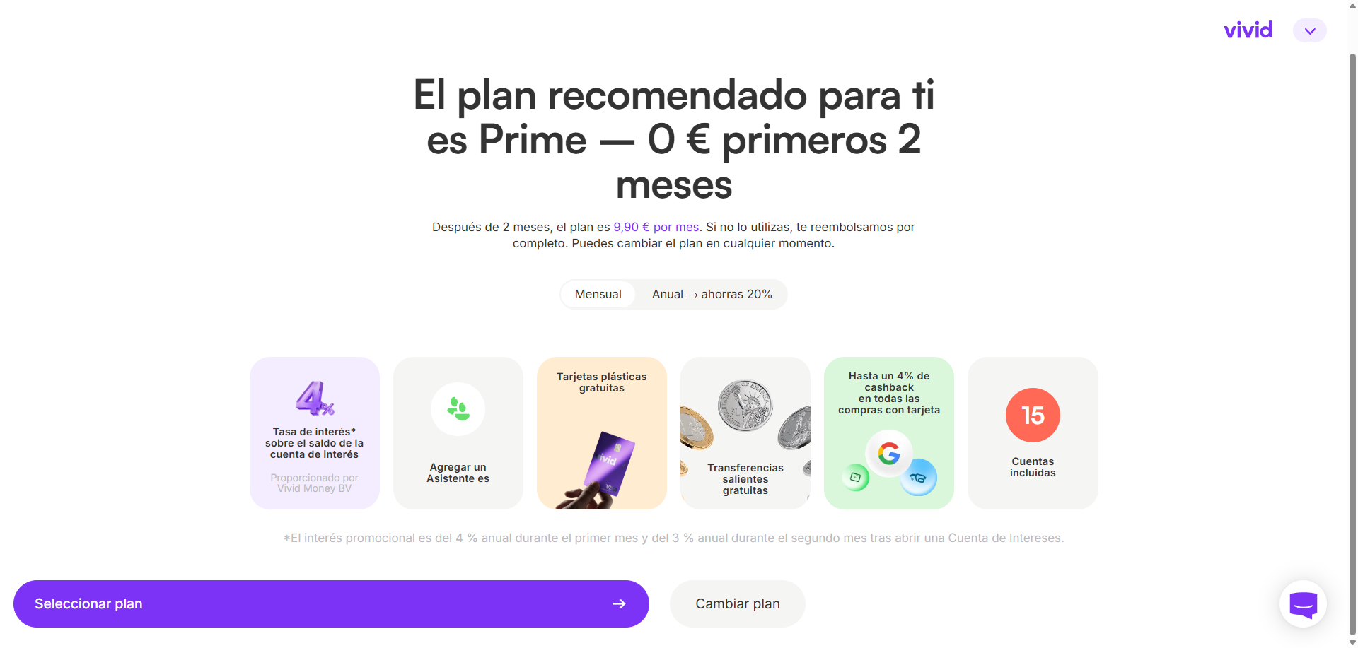 Cómo abrir una cuenta en Vivid Business