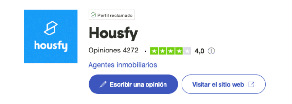 Trustpilot Housfy