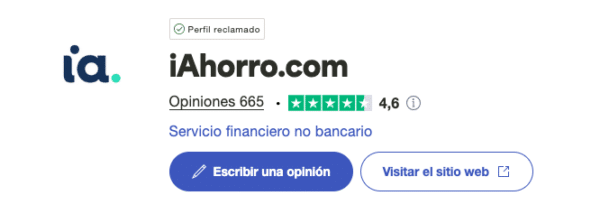 Trustpilot iAhorro