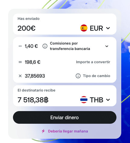 Transferencia Revolut Tailandia