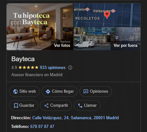 Opiniones de Bayteca