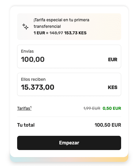 Enviar dinero a Kenia con MoneyGram