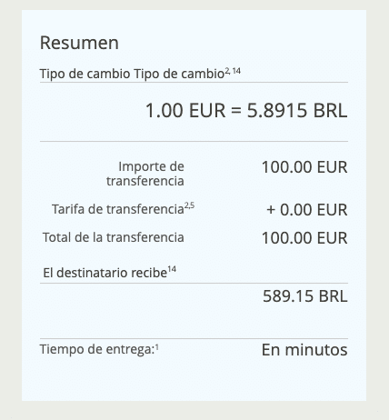 Enviar dinero a Brasil Wester Union