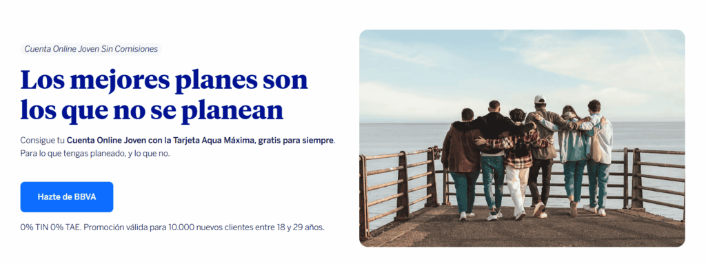 Cuenta para jóvenes de BBVA