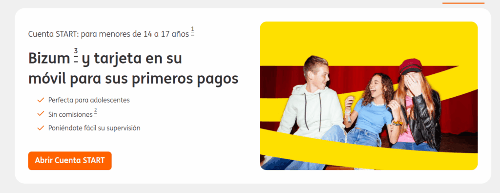 Cuenta para jóvenes de ING